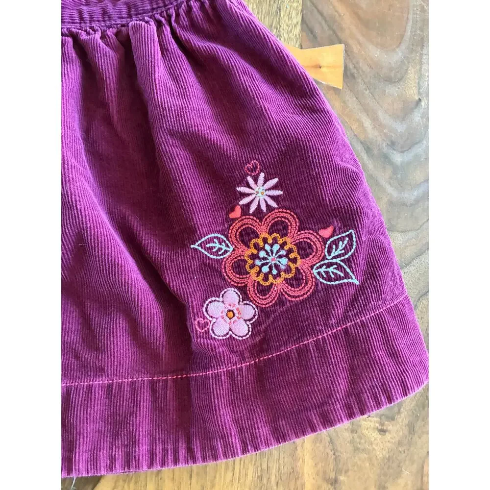 OshKosh B'Gosh Toddler skirt corduroy floral size 5
